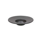 VU023270779 Πιάτο Ζυμαρικών Gourmet, Φ27xΥ5.5cm, 280cc, Σειρά VULCANIA, μαύρο, TOGNANA
