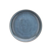 AZ022288726 Πιάτο πορσελάνης ρηχό, φ28cm, Σειρά Terra, μπλε, Tognana