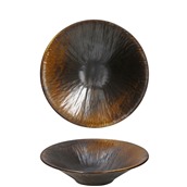 RW001255683 Πιάτο πορσελάνης βαθύ κωνικό, φ25.5xΥ7cm, Σειρά Rust Copper, Tognana