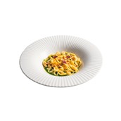 IS.050727 Πιάτο Pasta (ζυμαρικών) πορσελάνης, 70cl, φ30xΥ6.5cm, Σειρά Lumen, λευκό, InSitu