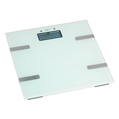 DRW-530 Ψηφιακή ζυγαριά με λιπομέτρηση, 28x28cm, γυάλινη (6mm), Darwin