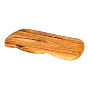 WD.000004 Σανίδα/Πιατέλα, από ξύλο ελιάς, 40cm,φυσικό σχήμα, ελληνικής κατασκευής