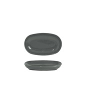 201-0039 Δίσκος ορθογώνιος πορσελάνης, 19cm, σειρά Candem, ανθρακί, COK/Alar