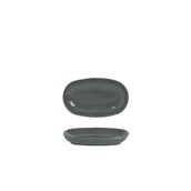 201-0038 Δίσκος ορθογώνιος πορσελάνης, 15cm, σειρά Candem, ανθρακί, COK/Alar