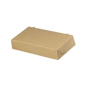 QT22K Κουτι ψητ/λειου (ανά κιλό), T22, 23x12,2x4.5, Kraft, μεριδα μιση, Intertan