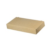 QT4K Κουτι ψητ/λειου (ανά κιλό), T4, 28x15x4,3, Kraft, μεριδα διπλη, Intertan