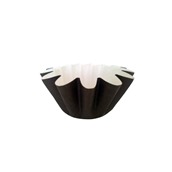 #44866 Xάρτινη θήκη ψησίματος μαύρη, για Muffin φ8xΥ6.5cm, Ισπανίας