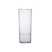 Q250S Πλαστικό ποτήρι PS μίας χρήσης 25cl διαφανές, Intertan