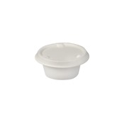 QRSDL2 Πακέτο 100τμχ κυπελλο με καπάκι για σως 60ml (2oz), ζαχαροκάλαμο, Tessera