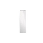Q0933W Χάρτινο σακουλάκι Βεζετάλ, (τιμή ανά κιλό), λευκό, 9x33cm, Intertan