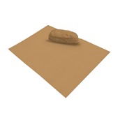 Q3550K Φύλλο Βεζετάλ, τιμή ανά κιλό, καφέ, 35x50cm, Intertan