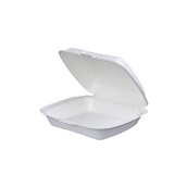 QC2320S Σκεύος φαγητού, από ζαχαροκάλαμο, 1 θέσης, 23x20cm, TESSERA