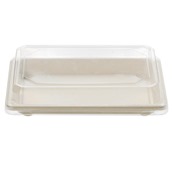 QST15 Σκέυος Sushi με καπάκι, από ζαxαροκάλαμο, 21.6x13.6x2cm, TESSERA