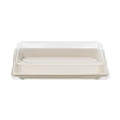 QST10 Σκέυος Sushi με καπάκι, από ζαxαροκάλαμο, 18.5x12.8x2cm, TESSERA