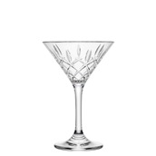 MELO.GJ5024-215 Ποτήρι PC Martini, Σκαλιστό, 21.5cl, φ11.6xΥ17.2cm, 121gr, MELO