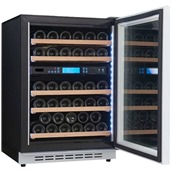 H46D Βιτρίνα κρασιών, διζωνική, 150Lt, 46 φυάλες, 5 ράφια, 120W, 59x60xΥ86cm, KARAMCO