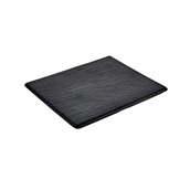 GRM-459/BLACK Πιατέλα (Δίσκος) μελαμίνης, GN1/2, 32.5x26.5xΥ2cm, 440gr, μαύρη