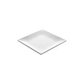 GRM-590/WHITE Πιάτο μελαμίνης τετράγωνο, 25x25xΥ3cm, 485gr, λευκό