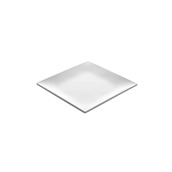 GRM-590/WHITE Πιάτο μελαμίνης τετράγωνο, 25x25xΥ3cm, 485gr, λευκό