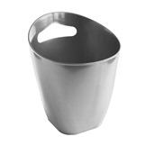 M.834 Σαμπανιέρα 3.5 λίτρων, φ20xΥ24cm, πλαστική, ασημί χρώμα
