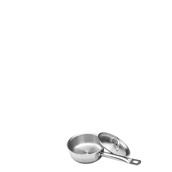 SD21610 Κατσαρόλα INOX βαθιά, με καπάκι & 1 χερούλι, φ16xΥ10cm, (2Lt)