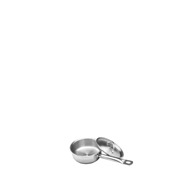 SD21408 Κατσαρόλα INOX βαθιά, με καπάκι & 1 χερούλι, φ14xΥ8,5cm, (1.3Lt)