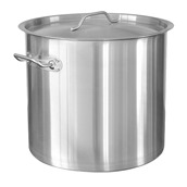 SD15050 Μαρμίτα INOX, με καπάκι, φ50xΥ50cm, (98Lt)