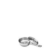 SD21811 Κατσαρόλα INOX βαθιά, με καπάκι & 1 χερούλι, φ18xΥ11cm, (3Lt)