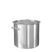 SD13232 Μαρμίτα INOX, με καπάκι, φ32xΥ32cm, (25Lt)