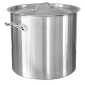 SD15555 Μαρμίτα INOX, με καπάκι, φ55xΥ55cm, (130Lt)