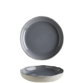 GRSCRA23CK Πιάτο βαθύ πορσελάνης 23cm, με κάθετα πλαινά, Σειρά Craft, γκρι, BONNA