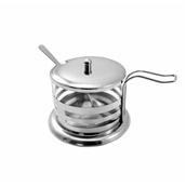 JTS/CC01 Τυριέρα/Ζαχαριέρα INOX, για 200gr, με κουταλάκι