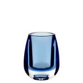 MELO.F007/BLUE Χρωματιστό μπουκάλι/Βάζο πλαστικό PC, μπλε, φ10.4xΥ13cm, 534gr, Morleos