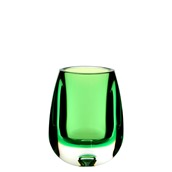 MELO.F007/GREEN Χρωματιστό μπουκάλι/Βάζο πλαστικό PC, πράσινο, φ10.4xΥ13cm, 534gr, Morleos