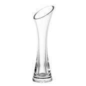 MELO.F032 Βάζο πλαστικό PC, 6.7xΥ21.5cm, 183gr, Morleos