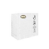 O254B360100A Πακέτο 100 Χαρτοπετσέτες FSC, Super Απαλές Vel-One, 25x25cm, λευκές, Okay Italy
