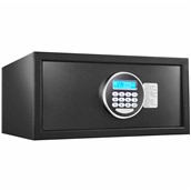 DRW-204 Χρηματοκιβώτιο με οθόνη LCD, κλειδαριά με μοτέρ & φωτισμό, 42x37x20cm, Darwin