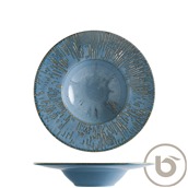 S-SKYSNLBNC28CK Πιάτο Βαθύ πορσελάνης 28cm, Sky Snell, Reactive Glaze, BONNA