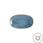 S-SKYSNLGRM24OKY Δίσκος Οβάλ πορσελάνης 24x14cm, Sky Snell, Reactive Glaze, BONNA