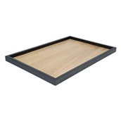 BQ092LB Ξύλινος δίσκος σερβιρίσματος 60x40x3cm, Linoil, SELECT CONCEPT