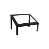 SEL014 Επικλινές Ψηλή Μεταλλική Βάση (riser) GN1/2, 28.7x23.3x18.6/8.5cm, μαύρη, SELECT CONCEPT
