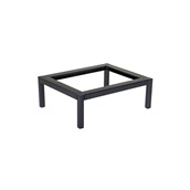 SEL018 Χαμηλή Μεταλλική Βάση (riser) GN1/2, 28.7x23.3x10.4cm, μαύρη, SELECT CONCEPT