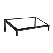 SEL025 Επικλινές Ψηλή Μεταλλική Βάση (riser) GN1/1, 49.2x29x18.6/8.5cm, μαύρη, SELECT CONCEPT