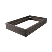 BQ005H Ξύλινο Πλαίσιο για ψυχόμενο πλατό GN1/1, 56.3x35.8x8.6cm, Havana Black, SELECT CONCEPT