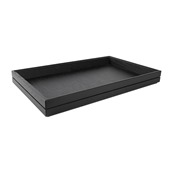 BQ200B Ξύλινο Κουτί Παρουσίασης για Μπουφέ, GN1/1, 53x32.5x5.7cm, Black Lacquer, SELECT CONCEPT