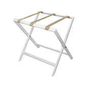 WBS-LARGE/WH Αναδιπλούμενη ξύλινη μπαγκαζιέρα 60x50x60cm, βαμμένη λευκή