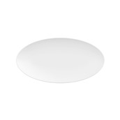 049.0015.00001 Πιάτο οβάλ πορσελάνης 32x16cm, Σειρά Saturno, CostaVerde