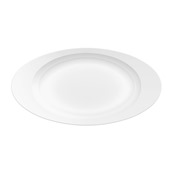 045.0039.00001 Πιατέλα οβάλ πορσελάνης 38x20cm, Σειρά Saturno, CostaVerde