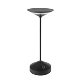 9107817001 Επιτραπέζιο φωτιστικό LED, TEMPO, Γκρι, επαναφορτιζόμενο, αλουμινίου, ab+ Italy