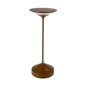 9105517001 Επιτραπέζιο φωτιστικό LED, TEMPO, Corten, επαναφορτιζόμενο, αλουμινίου, ab+ Italy